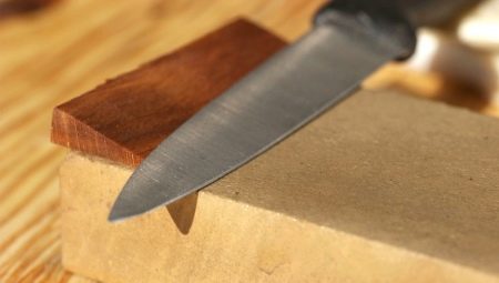 Как правильно точить ножи бруском?