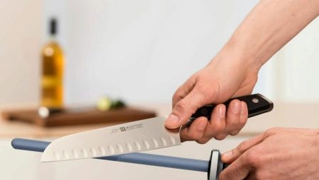Как точить ножи точилкой для ножей?