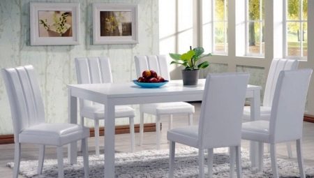 Использование белых кухонных столов в интерьере кухни