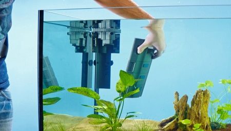Как правильно установить фильтр в аквариум?