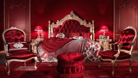 Красная спальня: особенности и секреты оформления