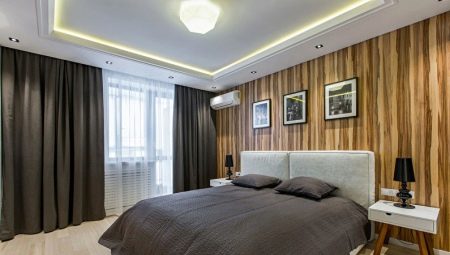Потолки из гипсокартона в спальне: разновидности и дизайн