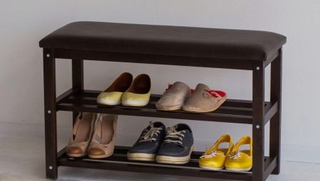 Банкетка с полкой для обуви в прихожую: виды и рекомендации по выбору