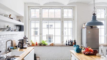 Дизайн Кухни С Панорамными Окнами Фото