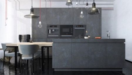 Как выбрать кухню под бетон?