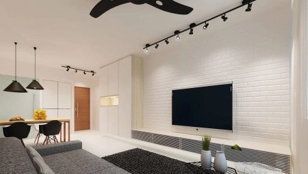 Кирпичная стена в интерьере гостиной: варианты оформления и красивые примеры
