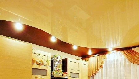 Освещение на кухне с натяжным потолком: выбор и расположение светильников