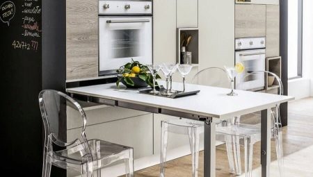 Узкие кухонные столы: виды, варианты дизайна и критерии выбора