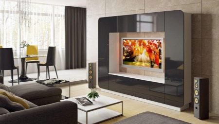 Мебель в гостиную под телевизор: виды, производители и советы по выбору