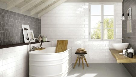 Плитка «кабанчик» в ванной: особенности, плюсы и минусы, рекомендации по выбору