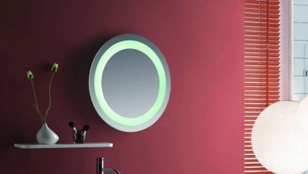 Советы по выбору круглого зеркала в ванную комнату с подсветкой
