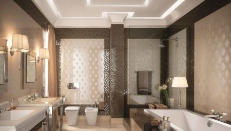 Отделка ванной комнаты плиткой: особенности и варианты дизайна 