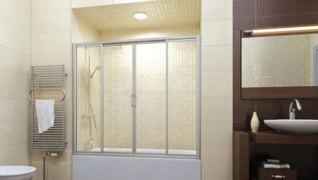 Пластиковые шторы для ванной: особенности и разновидности  
