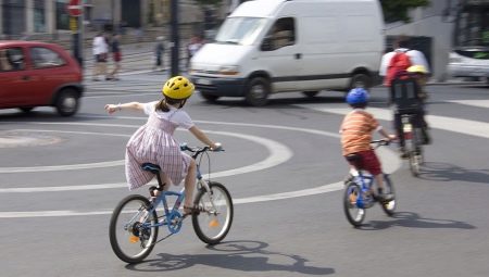Правила езды на велосипеде по проезжей части
