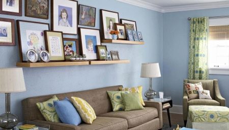 Полки над диваном: как выбрать и красиво повесить? 