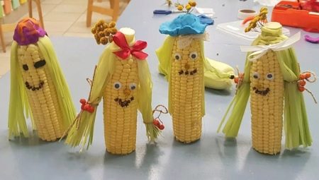Разнообразие поделок из кукурузы