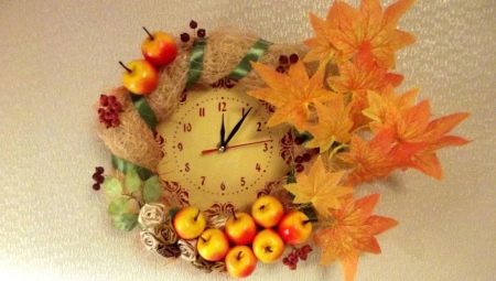 Осенние поделки «Часы»