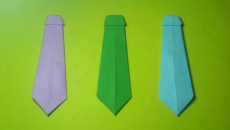 Делаем оригами в виде галстука