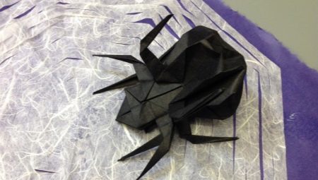 Делаем оригами в виде пауков
