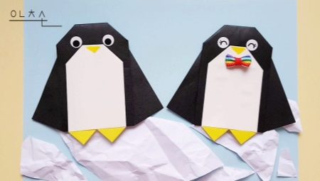 Делаем оригами в виде пингвина