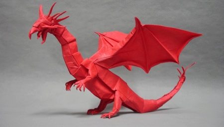 Дракон в технике оригами 