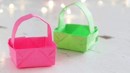 Как сделать корзинку в технике оригами?