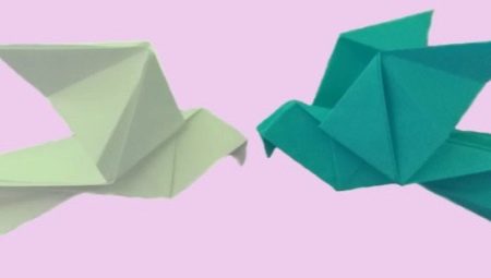 Как сделать оригами в виде голубя?