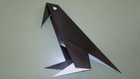 Как сделать оригами в виде грача?