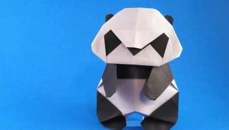 Как сделать оригами в виде панды?