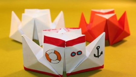 Как сделать оригами в виде парохода?
