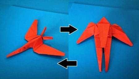 Как сделать оригами в виде трансформера?