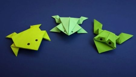 Оригами в виде лягушки