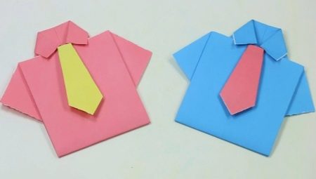 Рубашка в технике оригами 