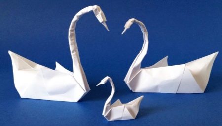 Создание лебедя в технике оригами