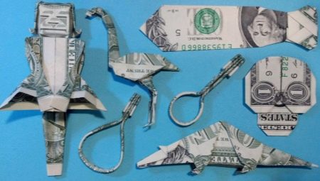 Создание оригами из денег