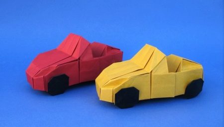Создание оригами в виде машин