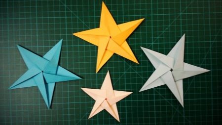 Создание оригами в виде звезды