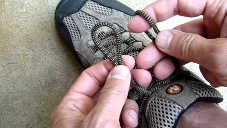 Как завязать круглые шнурки?