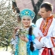 Свадебное платье в русском народном стиле