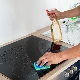 Как отмыть стеклокерамическую плиту от нагара?