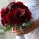 Бордовый букет для невесты: особенности выбора цветов и идеи оформления композиции
