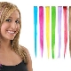 Как выбрать цветные пряди на заколках для волос?