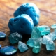 Голубые камни: виды, применение и уход