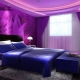 Тонкости оформления спальни в фиолетовых тонах