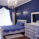 Варианты оформления спальни в синих тонах