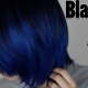 Черно-синие волосы: оттенки и тонкости окрашивания