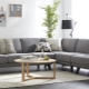 Серый диван в интерьере гостиной: виды, с чем сочетать и как выбрать?