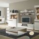 Белая модульная мебель для гостиной: особенности и интересные варианты