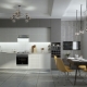 Бело-серые кухни: дизайн и примеры интерьеров