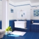 Синяя плитка для ванной: плюсы и минусы, разновидности, выбор, примеры